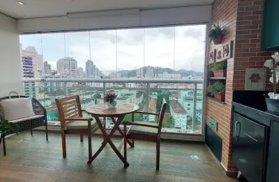 Apartamento a venda no gonzaga - 3 dormitórios (1 suíte) - lazer completo - 2 vagas