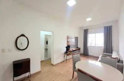 Apartamento térreo frente mar no embaré – reformado, moderno e com vista mar!
