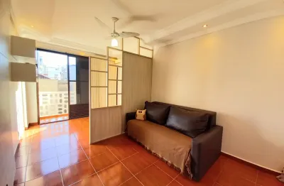 Apartamento à venda – 67m² | 1 dormitório | reformado e planejado | centro – são vicente/sp