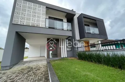 Casa em condomínio fechado com 3 quartos à venda no testo central, pomerode , 124 m2 por r$ 630.000