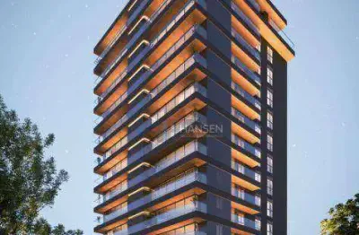 Apartamento com 3 suítes  à venda, 133 m² por r$ 1.370.000 - atiradores - joinville/sc