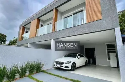 Sobrado com 1 suíte + 2  dormitórios à venda, 143 m² por r$ 900.000 - floresta - joinville/sc