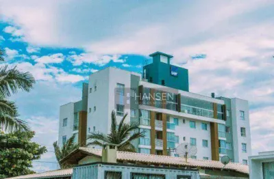 Apartamento com 1 suíte + 2  dormitórios à venda, 73 m² por r$ 690.000 - praia de itaguaçú - são francisco do sul/sc