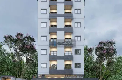 Apartamento com 2 dormitórios à venda, 45 m² por r$ 288.000,00 - itaum - joinville/sc