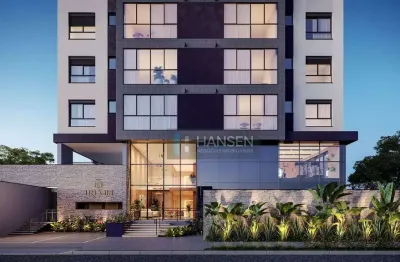 Apartamento com 3 suíte + 2 demi-suítes  à venda, 113 m² por r$ 1.157.534 - atiradores - joinville/sc