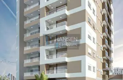 Apartamento com 3 suítes  à venda, 135 m² por r$ 1.421.560 - américa - joinville/sc