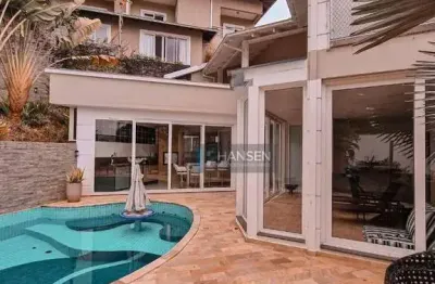 Casa com 2 suítes + 2  dormitórios à venda, 600 m² por r$ 3.899.000 - saguaçu - joinville/sc