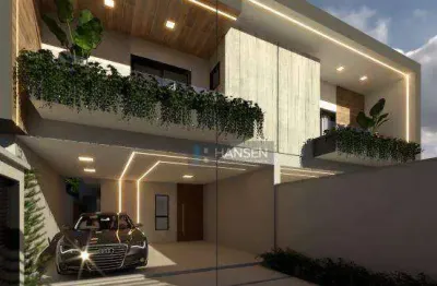 Sobrado com 3 suítes à venda, 203 m² por r$ 1.200.000 - glória - joinville/sc