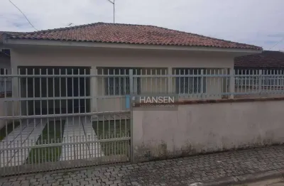 Casa averbada com 1 suíte + 3 dormitórios à venda, 140 m² por r$ 550.000 - praia da enseada - são francisco do sul/sc