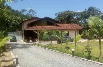 Chácara com 3 suítes à venda, 3936 m² por r$ 1.300.000 - garuva acima - garuva/sc