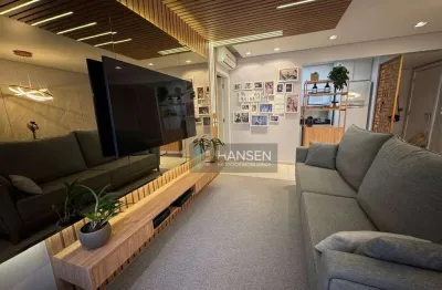 Apartamento com 2 dormitórios + 1 suíte à venda, 78 m² por r$ 750.000 - américa - joinville/sc