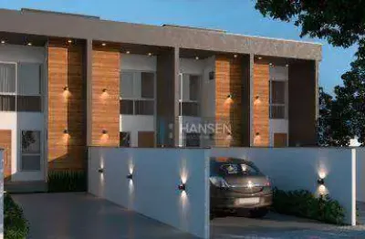 Sobrado com 2 suítes à venda, 87 m² por r$ 395.000 - boehmerwald - joinville/sc