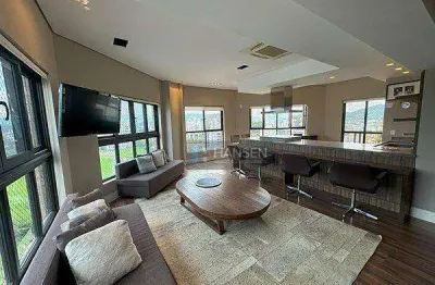 Cobertura com 3 suítes  à venda, 379 m² por r$ 2.500.000 - américa - joinville/sc