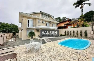 Casa com 4 suítes  à venda, 388 m² por r$ 2.500.000 - glória - joinville/sc
