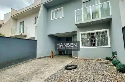 Sobrado com 1 suíte + 2  dormitórios à venda, 100 m² por r$ 490.000 - floresta - joinville/sc