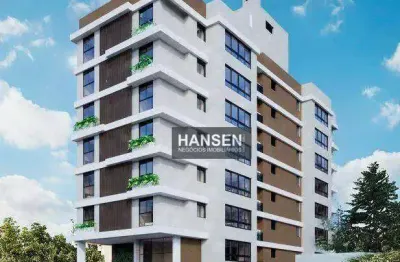 Apartamento com 1 suíte + 2  dormitórios à venda, 75 m² por r$ 605.790 - anita garibaldi - joinville/sc