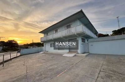 Sobrado multifuncional  com sala comercial + 2 apartamentos à venda, 925 m² por r$ 2.600.000 - boehmerwald - joinville/sc