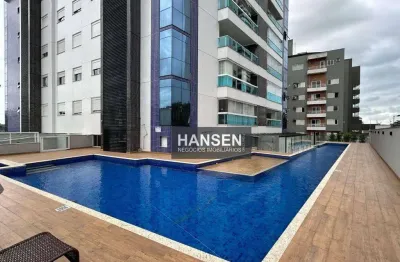Cobertura com 4 suítes  à venda, 278 m² por r$ 3.500.000 - centro - joinville/sc