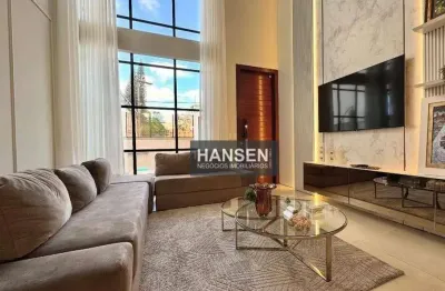 Casa alto padrão com 3 suítes  à venda, 203 m² por r$ 1.790.000 - américa - joinville/sc