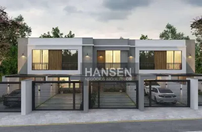Sobrado com 1 suíte + 2  dormitórios à venda, 105 m² por r$ 652.118 - saguaçu - joinville/sc