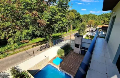 Sobrado com 2 suítes + 2  dormitórios para alugar, 183 m² por r$ 4.800/mês - são marcos - joinville/sc
