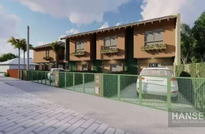 Sobrado com 2 suítes à venda, 70 m² por r$ 397.980 - ubatuba - são francisco do sul/sc