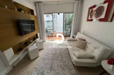 Apartamento com 1 dormitório à venda, 57 m² por r$ 350.000,00 - barra funda - guarujá/sp
