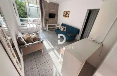 Apartamento com 1 dormitório à venda, 55 m² por r$ 355.000,00 - barra funda - guarujá/sp