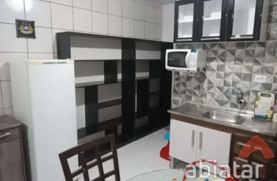 Kitnet mobiliada para locação no jardim três irmãos  taboão da serra  sp