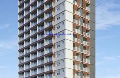 Apartamento studio 29m², 01 dormitório e 01 banheiro; (fotos ilustrativas, entrega prevista para abril/2025)  condomínio com portaria, churrasqueira