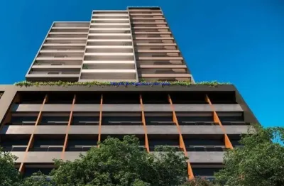 Apartamento studio 31,88m², 01 dormitório e  01 banheiro; (fotos ilustrativas).  condomínio com segurança, portaria, piscina, salão de festas