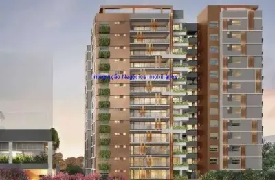 Apartamento 252m², 04 dormitórios (sendo suítes), 05 banheiros e 03 vagas de garagem; (fotos ilustrativas, entrega prevista para agosto/2025).