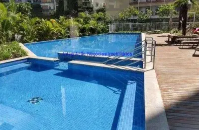 Apartamento 50m², 01 dormitório, 01 banheiro e 01 vaga de garagem.  condomínio com segurança e portaria, piscina, churrasqueira, academia
