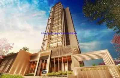 Apartamento 138m², 02 dormitórios (sendo suítes), 03 banheiros e 02 vagas na garagem; (fotos ilustrativas, entrega prevista para junho/2025).