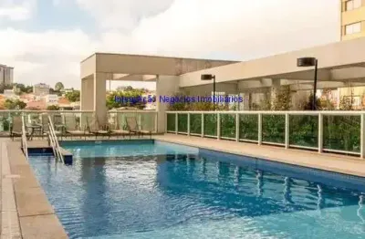 Apartamento  43m², 01 dormitório (sendo suíte), 02 banheiros e 01 vaga de garagem.  condomínio com portaria, segurança, piscina, salão de festa