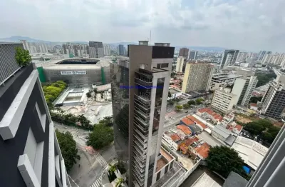 Apartamento studio 18m², 01 dormitório e 01 banheiro.  condomínio com portaria, segurança, piscina  e academia.  excelente localização