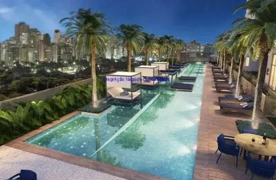 Apartamento 106m², 02 dormitórios (sendo suítes), 03 banheiros e 01 vaga de garagem; (fotos ilustrativas, entrega prevista para fevereiro/2024).