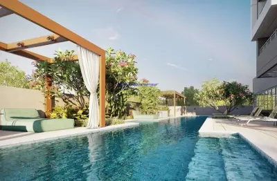 Apartamento 35m², 01 dormitório (sendo 01 suíte), 01 sala e  02 banheiros; (fotos ilustrativas) previsão de entrega para julho/2025).  condomínio com