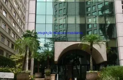Conjunto comercial 52m², 02 banheiros e 02 vagas na garagem.  condomínio com recepção e segurança.  excelente localização