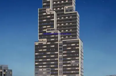 Apartamento studio 25m², 01 dormitório e 01 banheiro; (fotos ilustrativas) entrega prevista para julho/2025.  condomínio com segurança, portaria