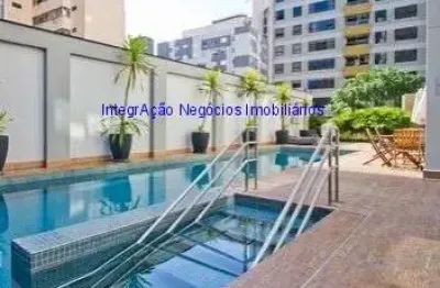 Apartamento studio  40m², 01 dormitório, 01 banheiro e 01 vaga na garagem.  condomínio com portaria, segurança 24hrs, piscina, churrasqueira, espaço