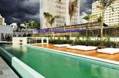 Apartamento 91m², 01 dormitório, 03 banheiros e 02 vagas na garagem.  condomínio com portaria, segurança, piscina, brinquedoteca, churrasqueira