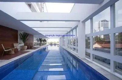 Apartamento 46m², 01 dormitório, 01 banheiro e 01 vaga de garagem.  condomínio com segurança, portaria, piscina, churrasqueira, brinquedoteca