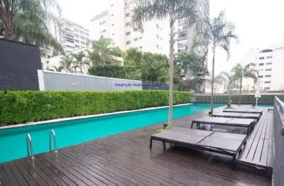 Apartamento mobiliado 70m², 01 dormitório (sendo suíte), 02 banheiros e 01 vaga na garagem.  condomínio com segurança 24hrs, academia,  piscina, sauna