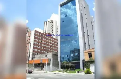 Conjunto comercial 34m², 01 banheiro e 01 vaga na garagem.  condomínio com recepção e segurança 24hrs.  excelente localização entre as avenidas pavão