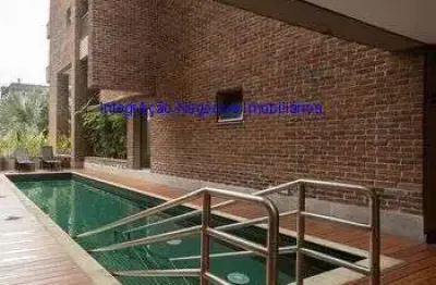 Apartamento studio 36m², 01 dormitório, 01 banheiro e 01 vaga na garagem.  condomínio com portaria, segurança 24hrs, piscina e academia.  excelente