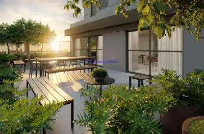 Apartamento 31m², 01 dormitório e 01 banheiro.   condomínio com portaria 24h, salão de festa, brinquedoteca, churrasqueira, coworking, bicicletário.