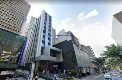 Conjunto comercial 113.30m², 02 banheiros e 01 vaga na garagem.  condomínio com recepção e segurança 24hrs.  excelente localização.