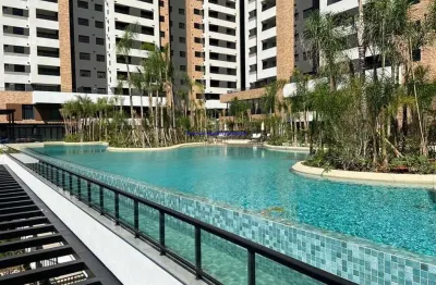 Apartamento cobertura 123m², 01 dormitório, (sendo suíte), 02 banheiros e 01 vaga na garagem.  condomínio com portaria, segurança 24hrs, piscina