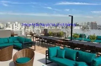 Apartamento studio 27m², 01 dormitório e 01 banheiro.    condomínio com portaria, segurança 24hrs, lavanderia coletiva, churrasqueira, terraço rooftop